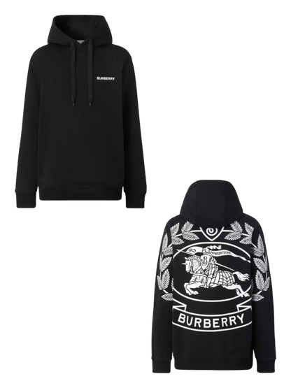 BURBERRY EMBROIDERED EKD OVERSIZED HOODIE– 1:1 HIGH END