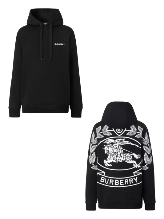 BURBERRY EMBROIDERED EKD OVERSIZED HOODIE– 1:1 HIGH END