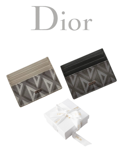DIOR CD DIAMOND RETRO SLIM CARD HOLDER – FULL SET – 1:1 HIGH END