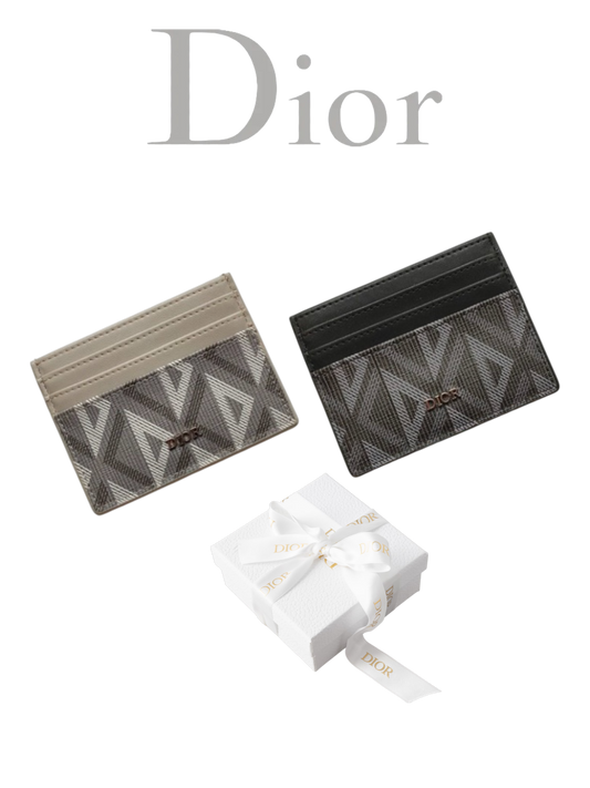 DIOR CD DIAMOND RETRO SLIM CARD HOLDER – FULL SET – 1:1 HIGH END