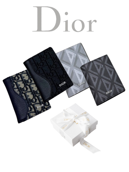 DIOR SADDLE OBLIQUE RETRO PASSPORT HOLDER – FULL SET – 1:1 HIGH END