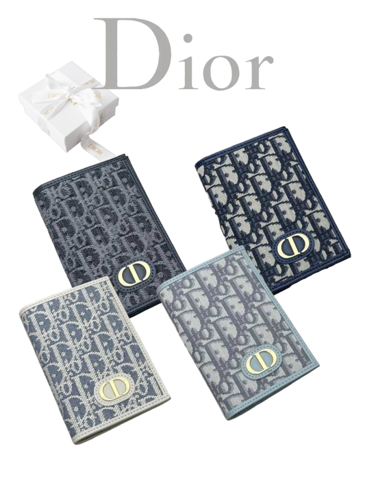 DIOR OBLIQUE CD RETRO PASSPORT HOLDER COLLECTION – FULL SET – 1:1 HIGH END