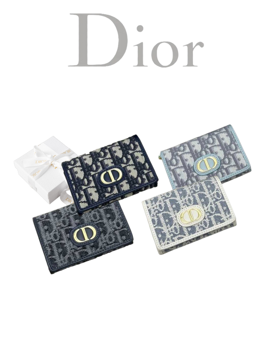 DIOR OBLIQUE CD RETRO ACCORDION CARD HOLDER COLLECTION – FULL SET – 1:1 HIGH END