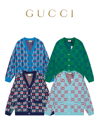 GUCCI GG MONOGRAM CARDIGAN – MULTIPLE DESIGNS