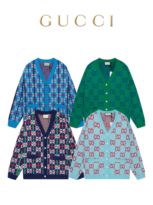 GUCCI GG MONOGRAM CARDIGAN – MULTIPLE DESIGNS