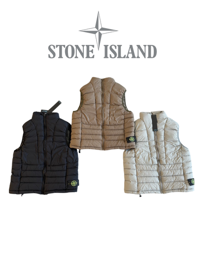 STONE ISLAND LIGHT DOWN PUFFER VEST– 1:1 HIGH END