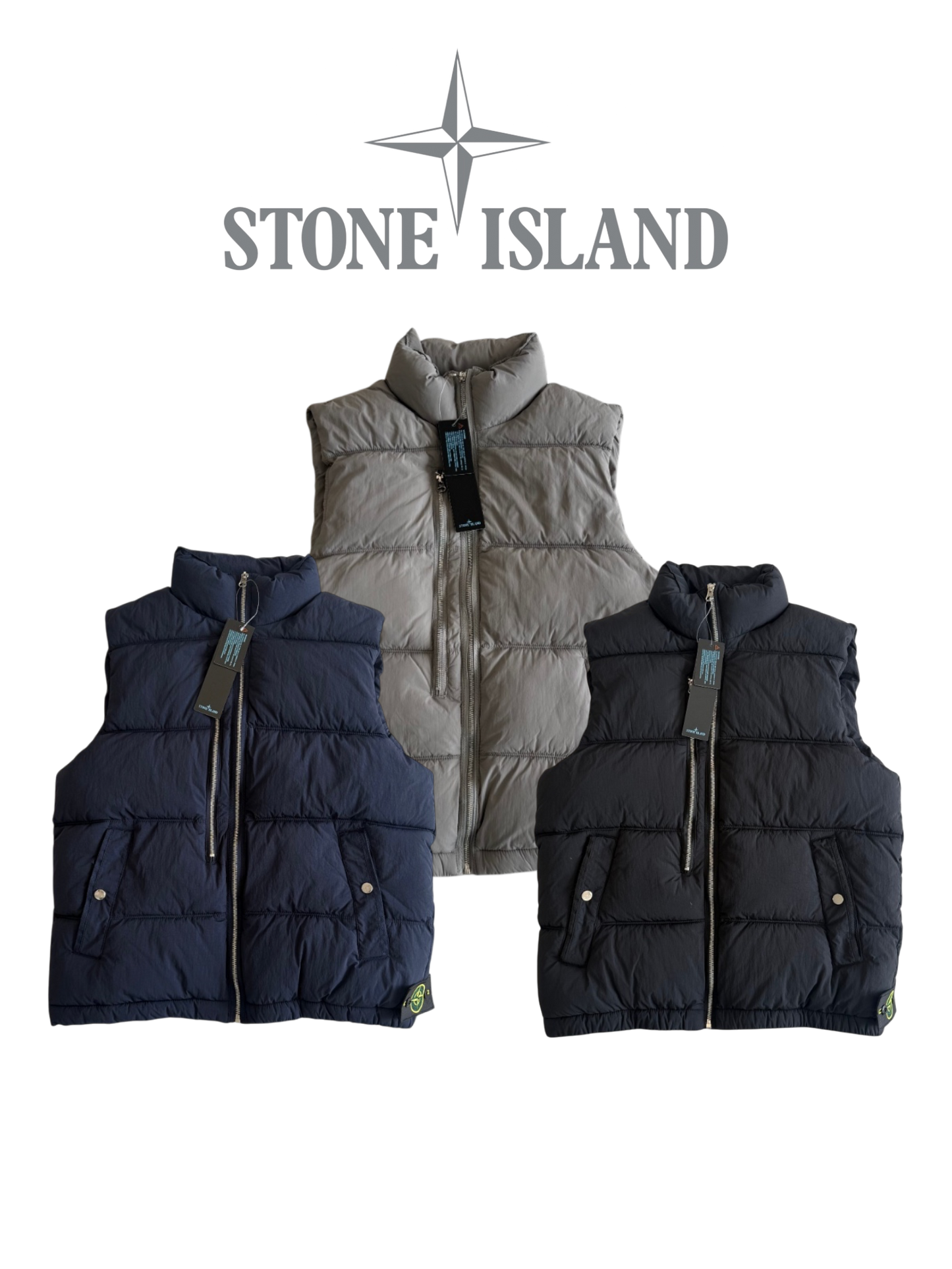 STONE ISLAND CRINKLE REPS VEST– 1:1 HIGH END