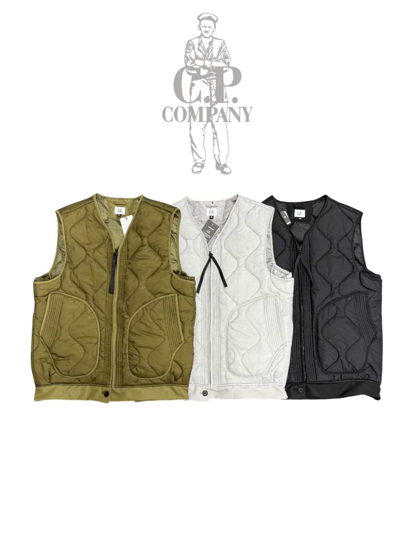 C.P. COMPANY LINER PADDED GILET– 1:1 HIGH END