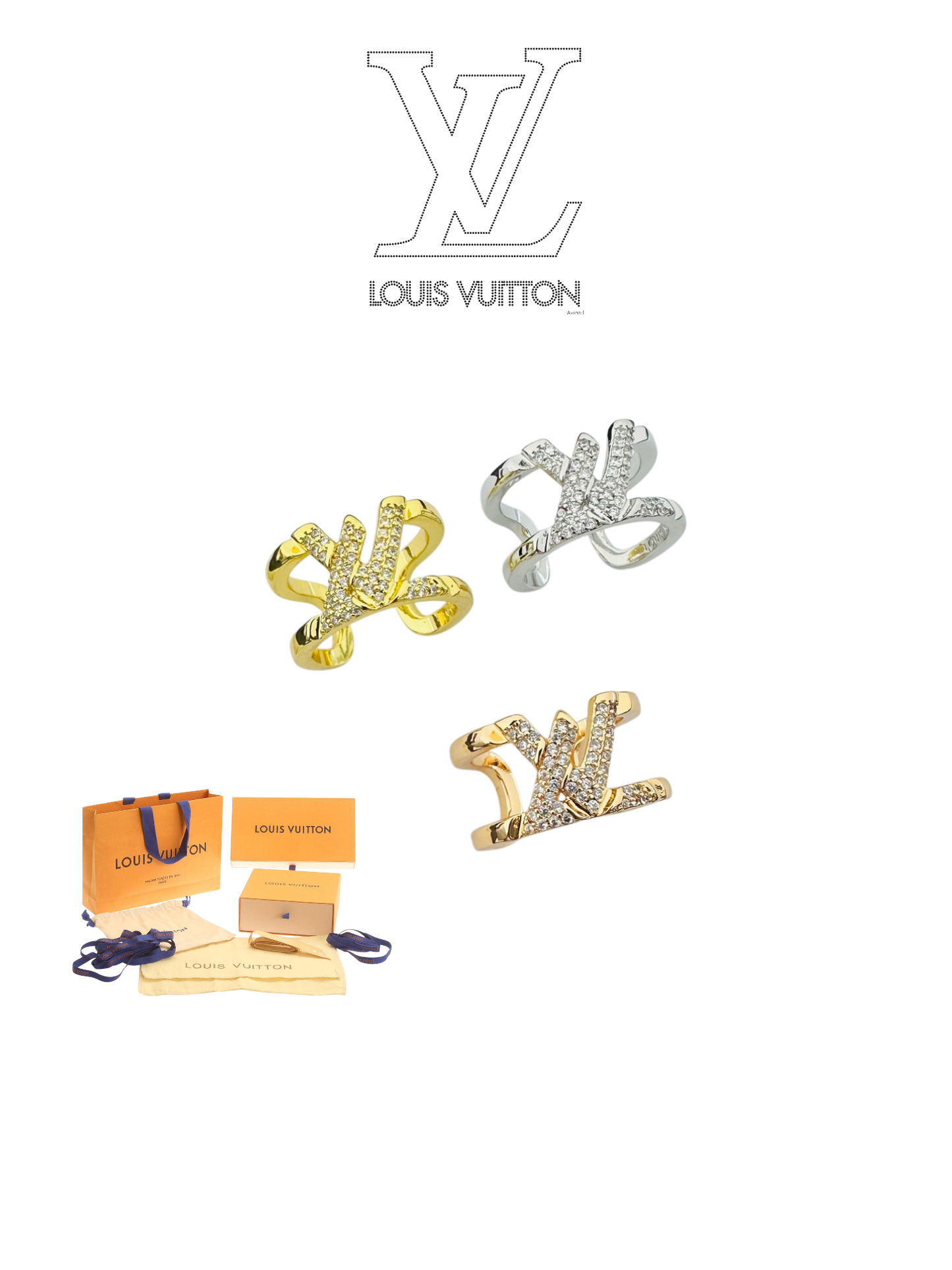 LOUIS VUITTON LV VOLT ONE EARRINGS – FULL SET – 1:1 HIGH END