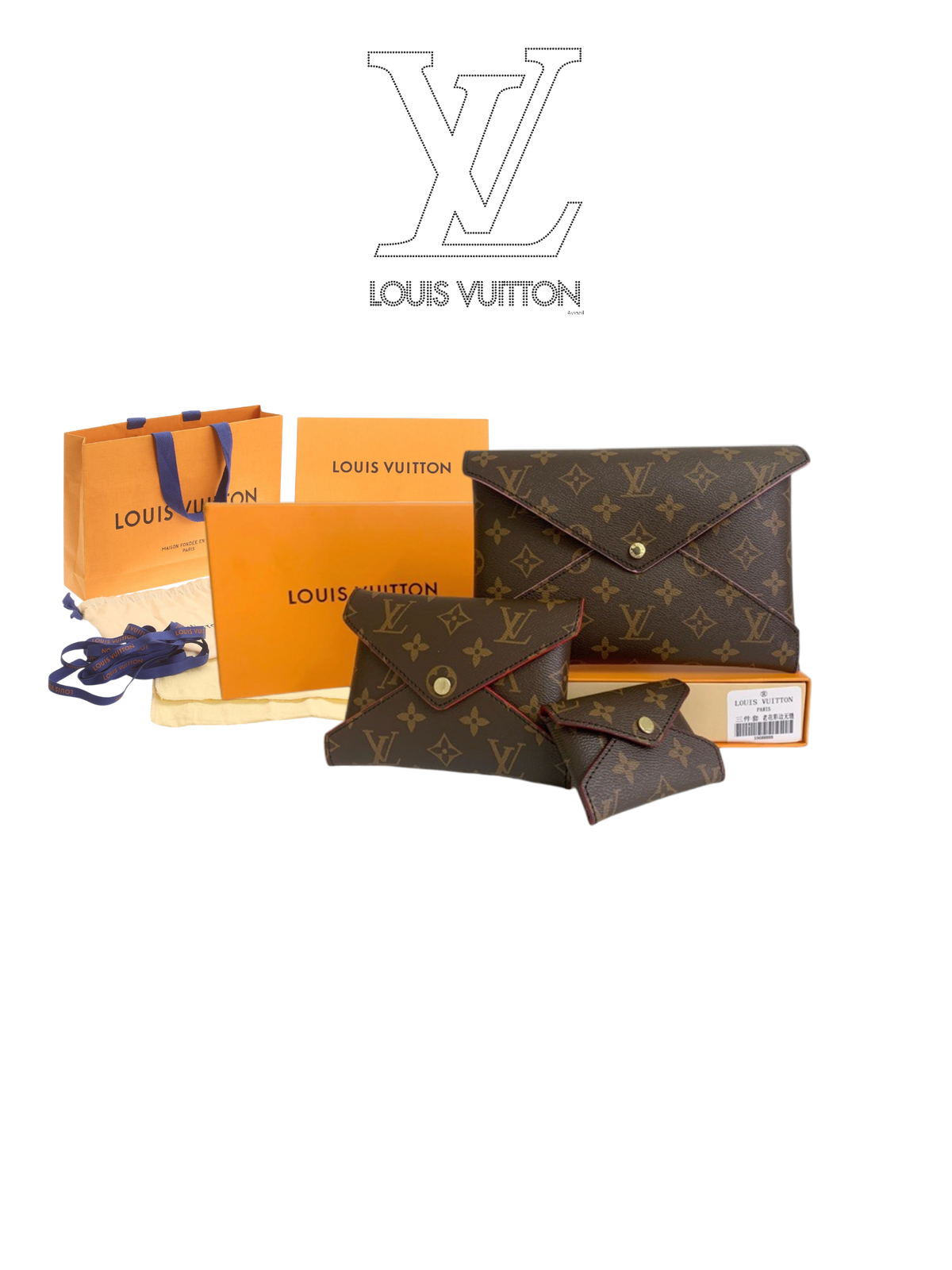LOUIS VUITTON POCHETTE KIRIGAMI SET – FULL SET – 1:1 HIGH END