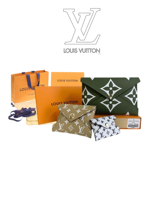 LOUIS VUITTON POCHETTE KIRIGAMI SET – GIANT MONOGRAM EDITION – FULL SET – 1:1 HIGH END