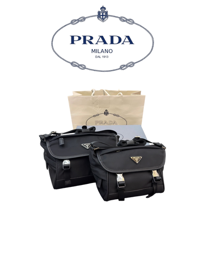 PRADA RE-NYLON MESSENGER BAG 21CM & 26CM – FULL SET – 1:1 HIGH END