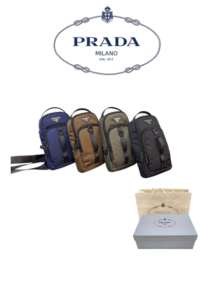 PRADA NYLON CROSSBODY BAG – FULL SET – 1:1 HIGH END