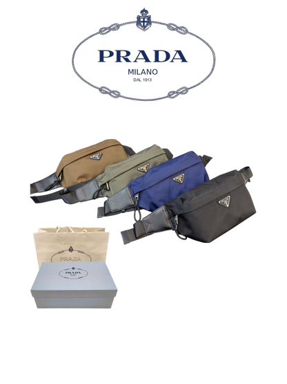 PRADA RE-NYLON BELT BAG – FULL SET – 1:1 HIGH END