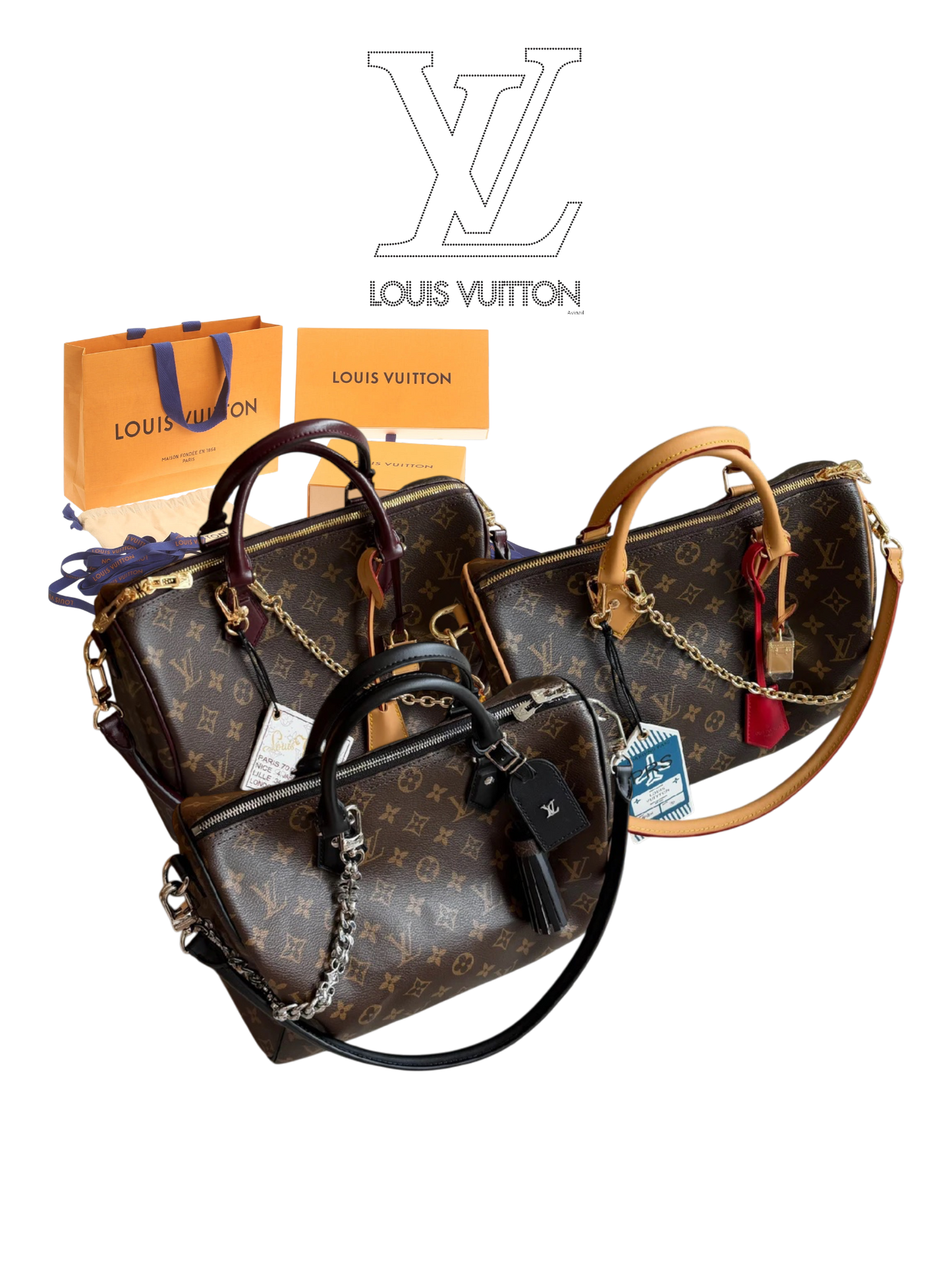 LOUIS VUITTON MONOGRAM TOP HANDLE BAG – FULL SET – 1:1 HIGH END