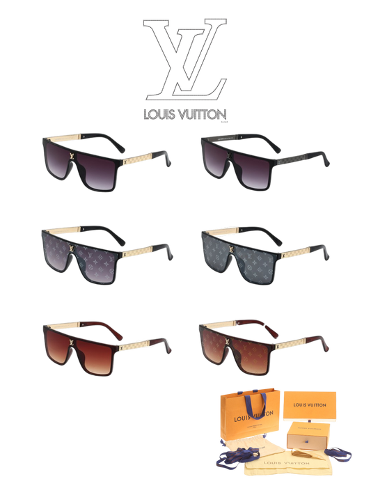 LOUIS VUITTON SHIELD SUNGLASSES – FULL SET – 1:1 HIGH END