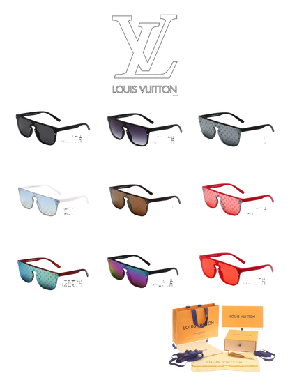 LOUIS VUITTON SHIELD AVIATOR SUNGLASSES – FULL SET – 1:1 HIGH END