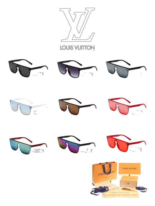 LOUIS VUITTON SHIELD AVIATOR SUNGLASSES – FULL SET – 1:1 HIGH END