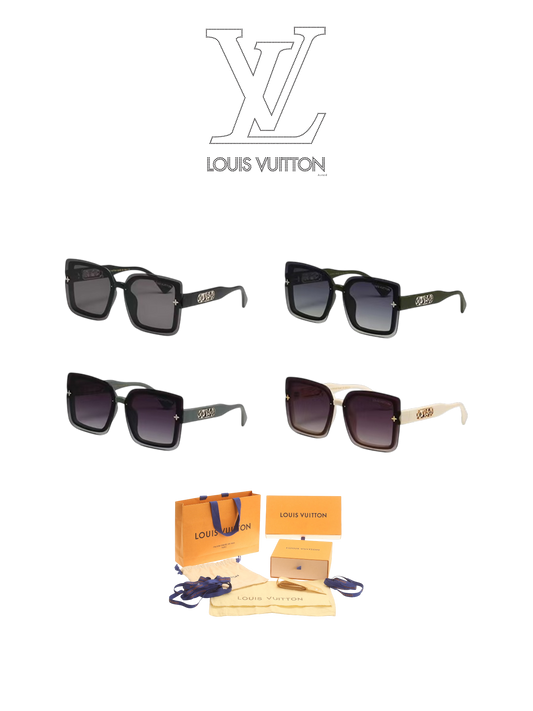 LOUIS VUITTON LV AURA SQUARE SUNGLASSES – FULL SET – 1:1 HIGH END
