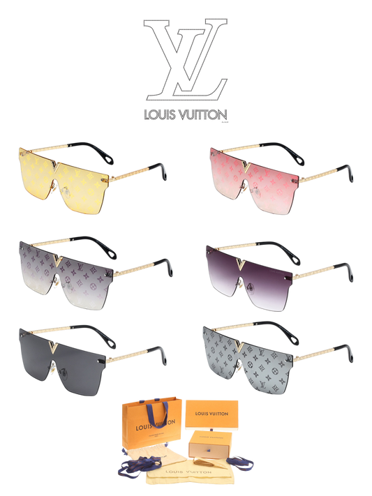 LOUIS VUITTON LV GOLDEN MASK SUNGLASSES – FULL SET – 1:1 HIGH END
