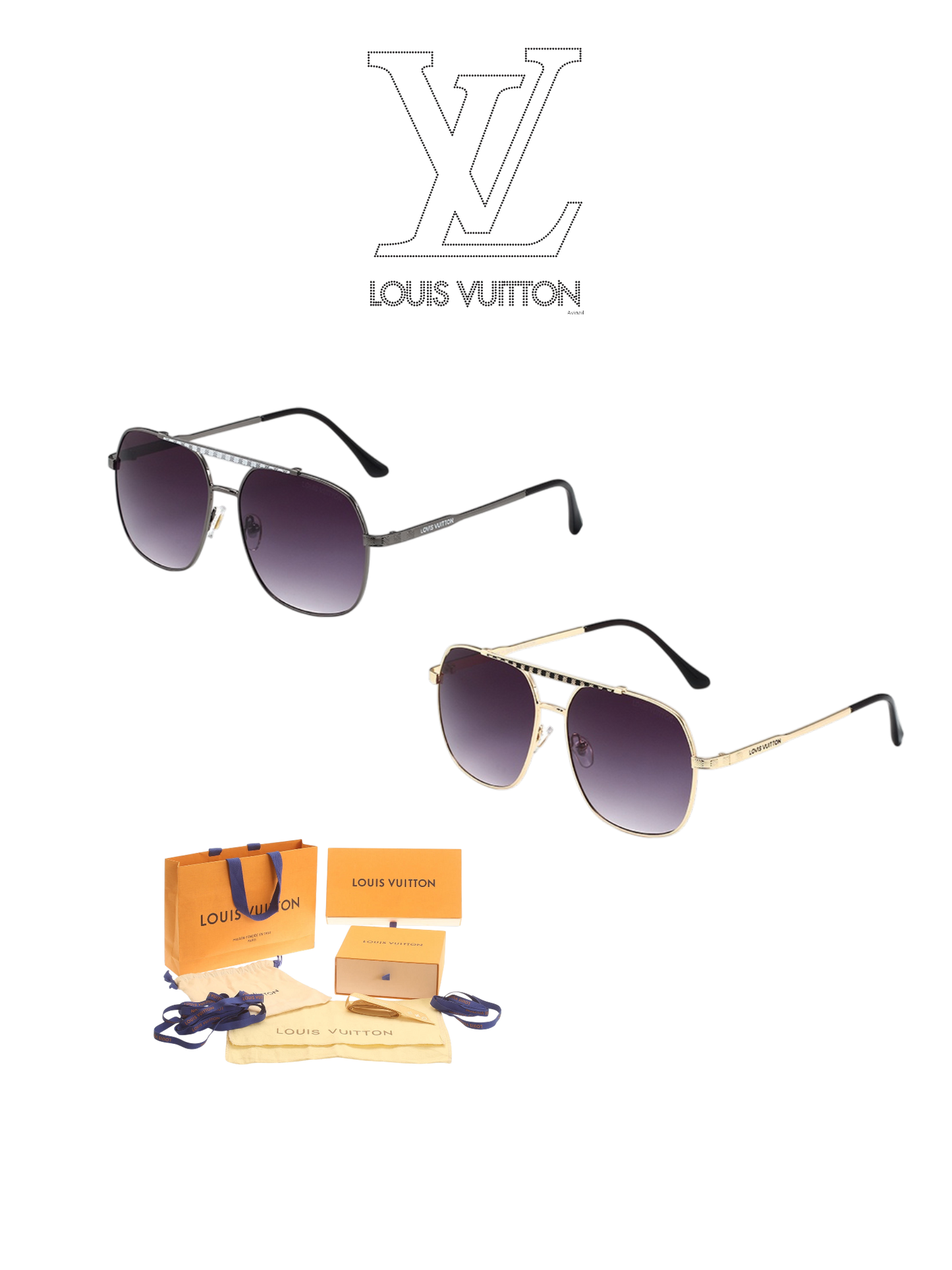 LOUIS VUITTON ATTITUDE SUNGLASSES – FULL SET – 1:1 HIGH END