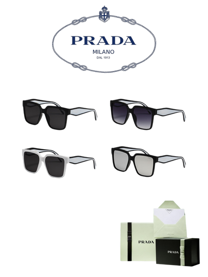 PRADA RECTANGULAR SUNGLASSES – FULL SET – 1:1 HIGH END