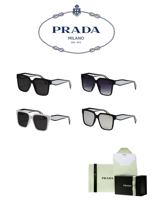 PRADA RECTANGULAR SUNGLASSES – FULL SET – 1:1 HIGH END