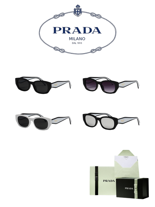 PRADA RECTANGULAR SUNGLASSES – FULL SET – 1:1 HIGH END