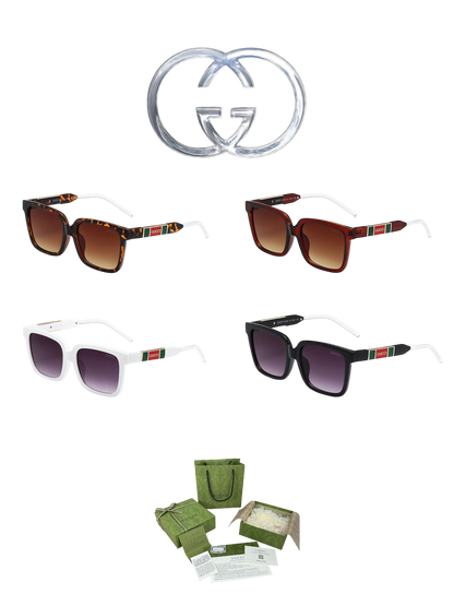 GUCCI OVERSIZED SQUARE SUNGLASSES – FULL SET – 1:1 HIGH END