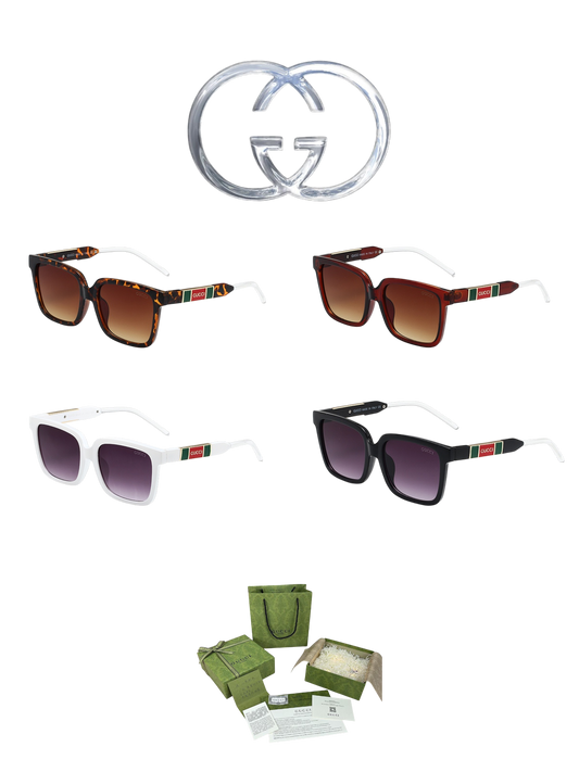 GUCCI OVERSIZED SQUARE SUNGLASSES – FULL SET – 1:1 HIGH END