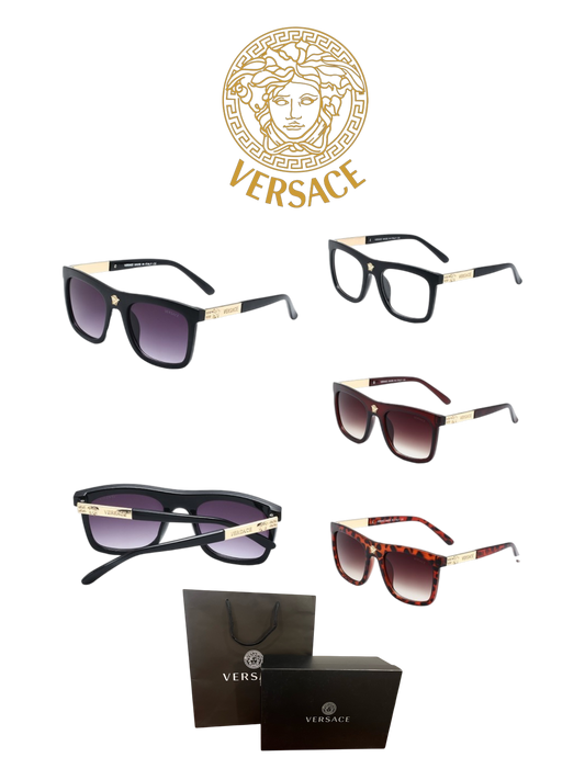 VERSACE RECTANGULAR OPTICAL GLASSES – FULL SET – 1:1 HIGH END