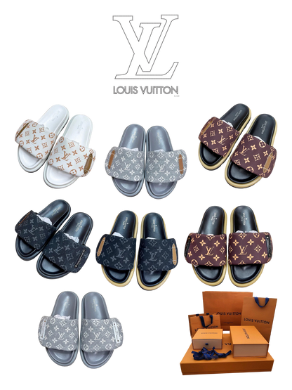 LOUIS VUITTON POOL PILLOW SANDALS – FULL SET – 1:1 HIGH END