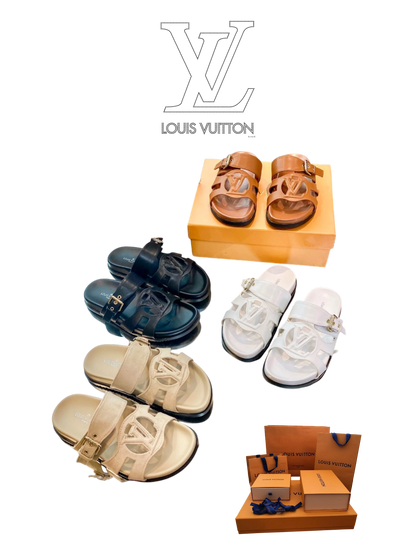 LOUIS VUITTON LV ISOLA COMFORT FLAT SANDALS – FULL SET – 1:1 HIGH END