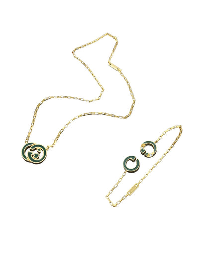 GUCCI INTERLOCKING G BRACELET / NECKLACE – Full Set - 1:1 HIGH END