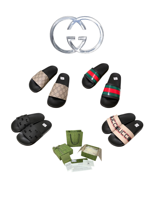 GUCCI WATERFRONT MONOGRAM MULE – FULL SET – 1:1 HIGH END