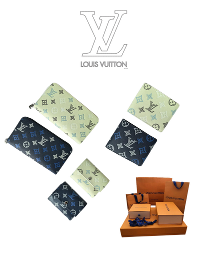 LOUIS VUITTON MONOGRAM SHADOW WALLET COLLECTION – ZIPPY, VICTOR & MULTIPLE – FULL SET – 1:1 HIGH END