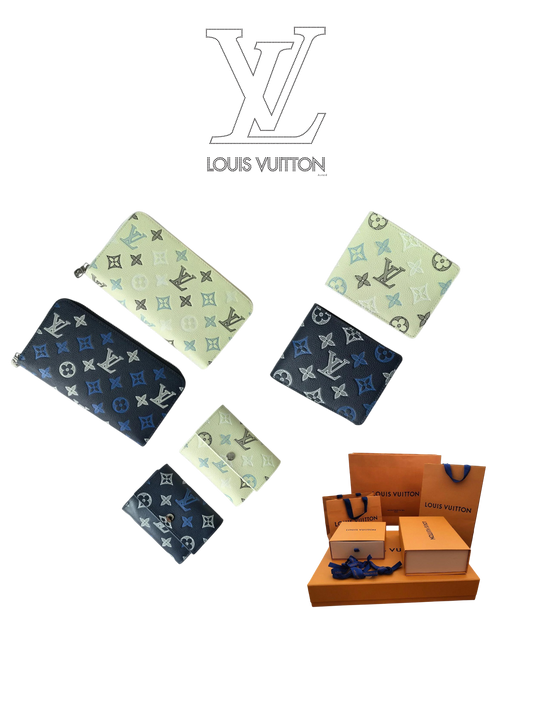 LOUIS VUITTON MONOGRAM SHADOW WALLET COLLECTION – ZIPPY, VICTOR & MULTIPLE – FULL SET – 1:1 HIGH END