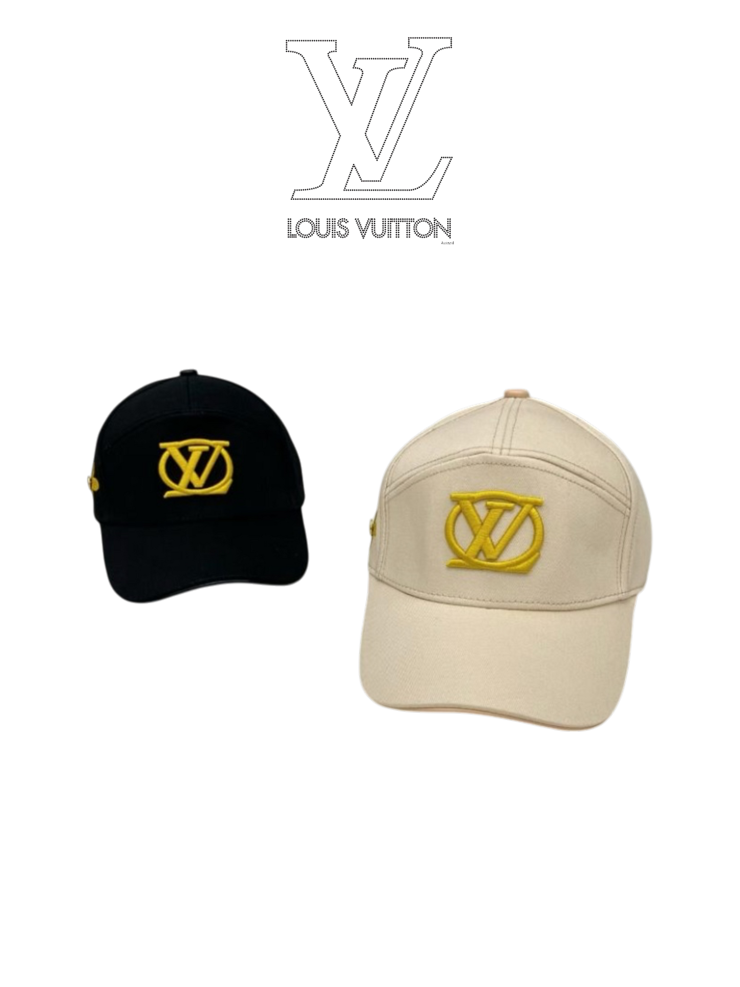 LOUIS VUITTON LV SIGNATURE BASEBALL CAP – BLACK / BEIGE – 1:1 HIGH END