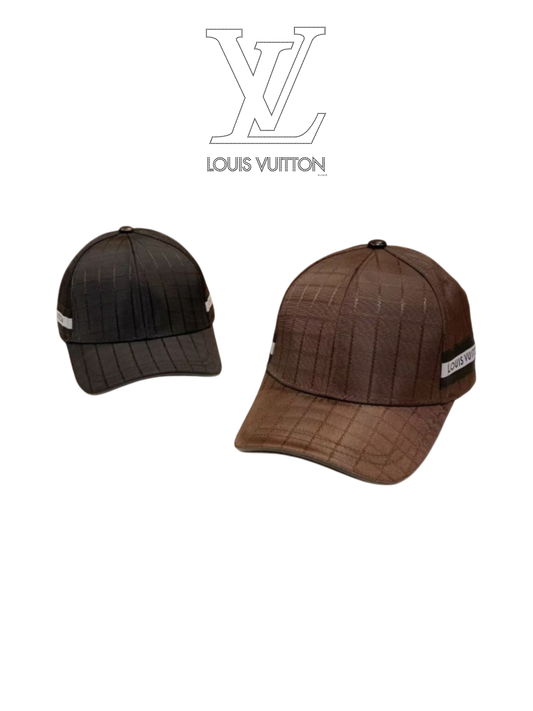 LOUIS VUITTON DAMIER SIGNATURE BASEBALL CAP – BLACK / BROWN– 1:1 HIGH END