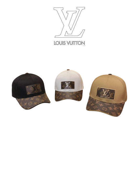 LOUIS VUITTON PATCH MONOGRAM CANVAS BRIM BASEBALL CAP – 1:1 HIGH END