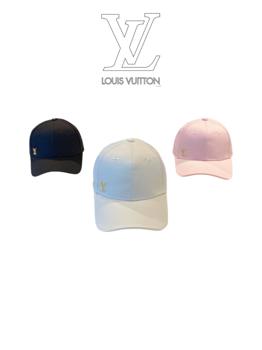 LOUIS VUITTON ICONIC LV BASEBALL CAP – WHITE / BLACK / PINK – 1:1 HIGH END
