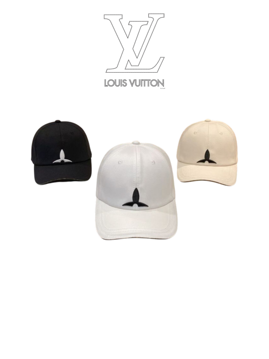 LOUIS VUITTON MONOGRAM FLOWER BASEBALL CAP – BLACK / WHITE / CREAM – 1:1 HIGH END