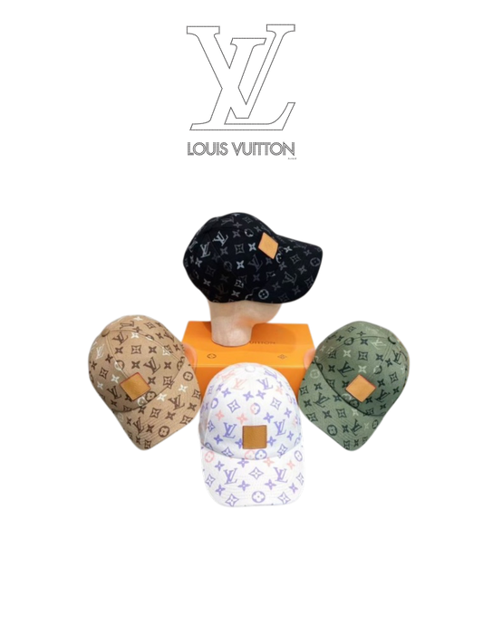 LOUIS VUITTON MONOGRAM MULTICOLOR BASEBALL CAP – BLACK / WHITE / GREEN / BROWN – 1:1 HIGH END