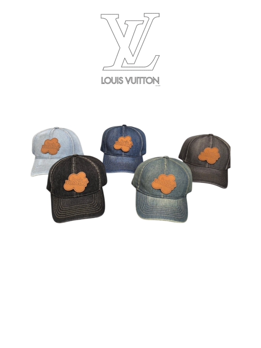LOUIS VUITTON DENIM PATCH BASEBALL CAP – 1:1 HIGH END