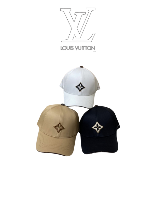 LOUIS VUITTON MONOGRAM FLOWER PATCH CAP – BLACK / WHITE / BEIGE – 1:1 HIGH END