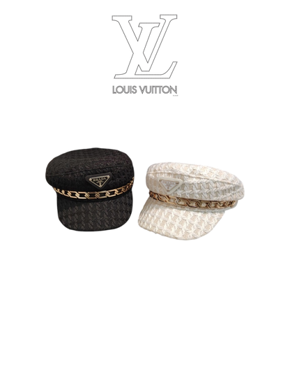 PRADA TRIANGLE CHAIN KNIT CAP– 1:1 HIGH END