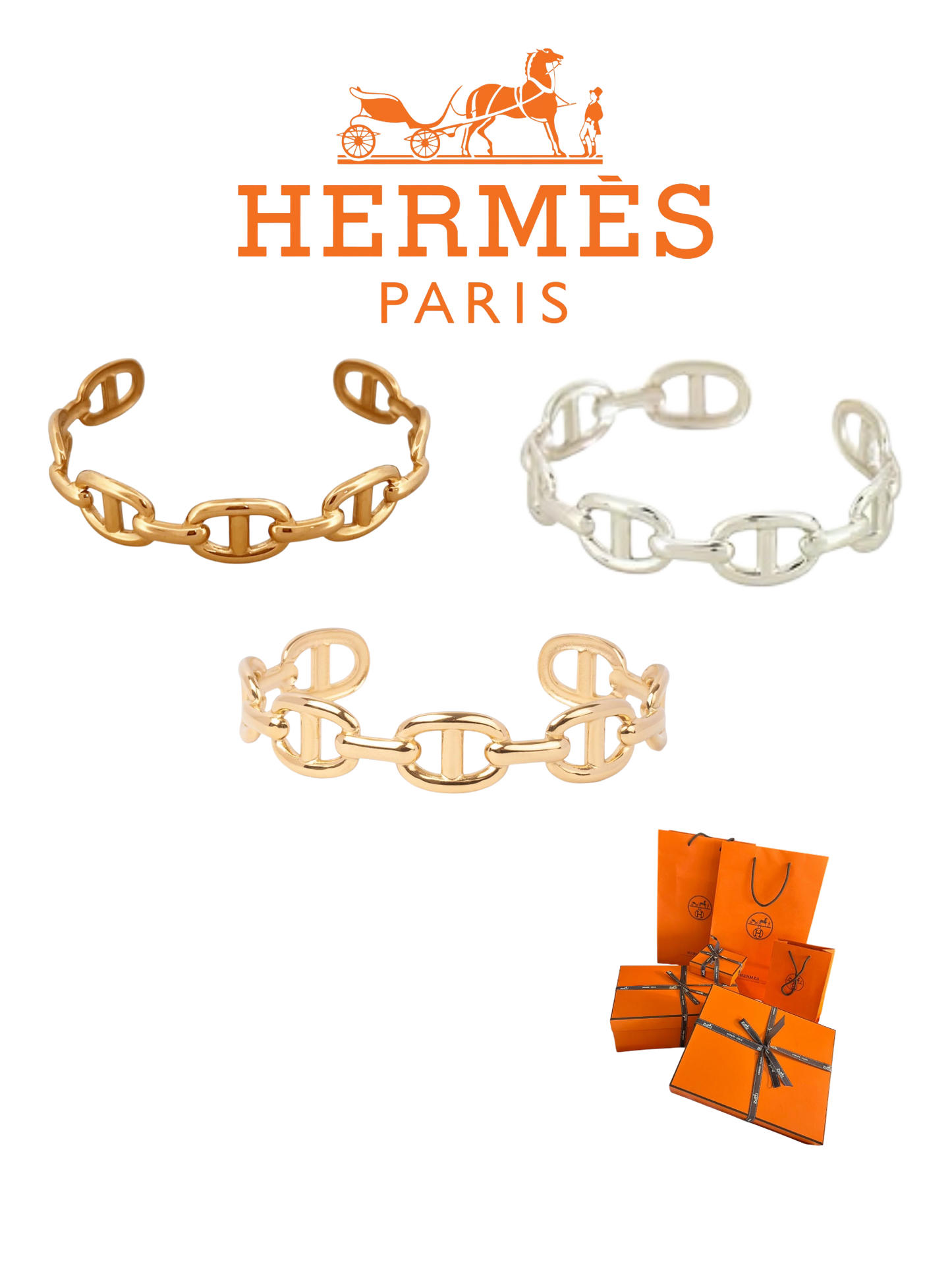 HERMÈS CHAINE D'ANCRE ENCHAINEE – Full Set  - 1:1 HIGH END