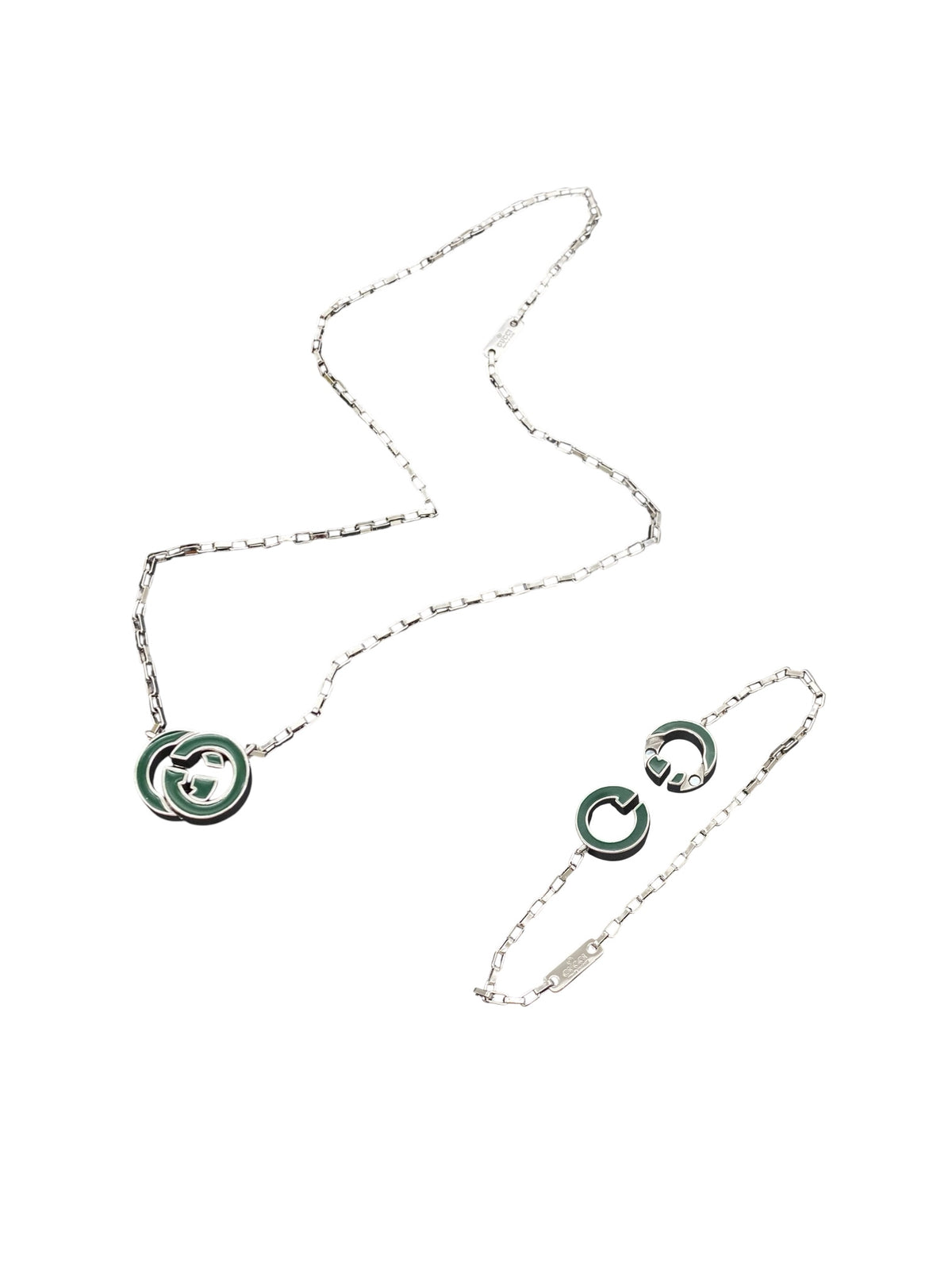 GUCCI INTERLOCKING G BRACELET / NECKLACE – Full Set - 1:1 HIGH END