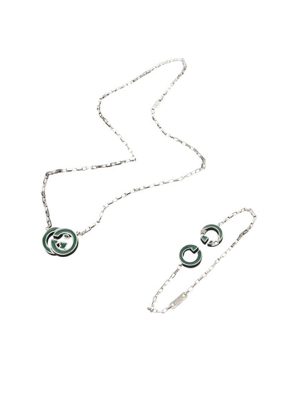 GUCCI INTERLOCKING G BRACELET / NECKLACE – Full Set - 1:1 HIGH END