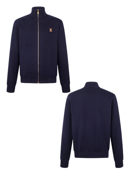 LOUIS VUITTON 26FW DOUBLE-SIDED BLEND LOGO BADGE SWEATSHIRT – HIGH END
